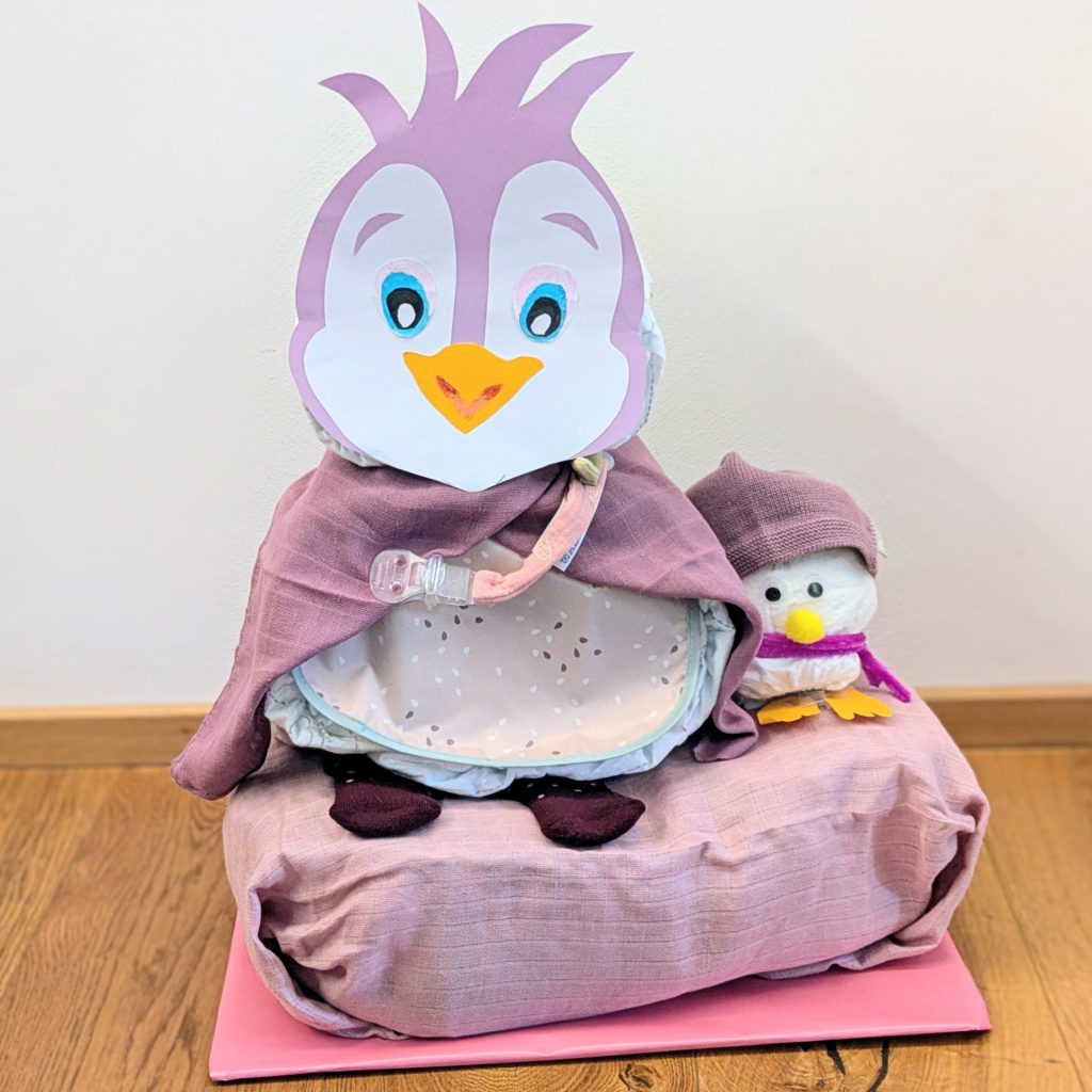 Windelpinguin, Windeltorte, Pinguin,Windelgeschenk